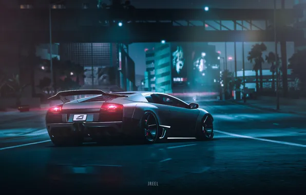 Авто, Lamborghini, Машина, NFS, Lamborghini Murcielago, Murcielago, Рендеринг, Game Art