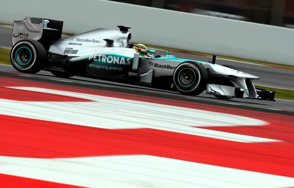 Картинка Mercedes-Benz, Formula 1, AMG, Petronas, Lewis Hamilton, BlackBerry, W04