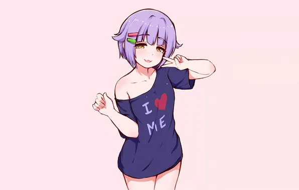 Girl, anime, beautiful, short hair, pretty, attractive, handsome, yellow eyes