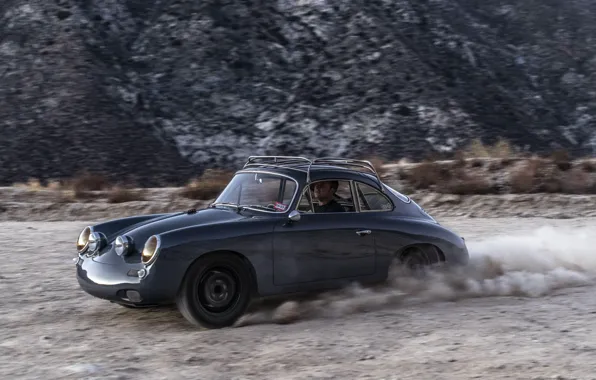 Картинка Porsche, dust, off-road, 356, Porsche 356, Emory Motosports, C4S Allrad