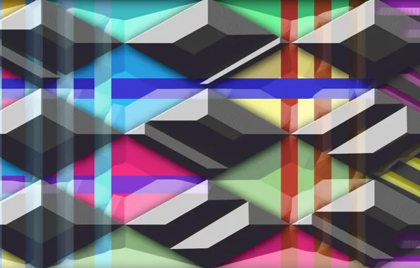 Желтые, Обои, красные, Rainbow, red, оранжевые, black, разноцветные