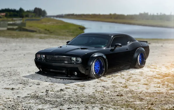 Картинка Dodge, Challenger, SRT, Wheels, Strasse, Liberty, Walk