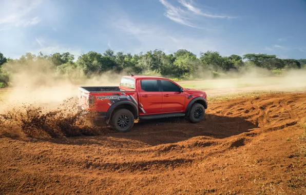 Car, Ford, dust, Ranger, Ford Ranger Raptor