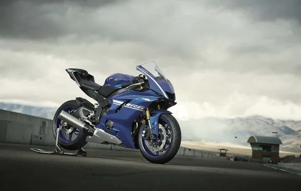 Yamaha, bike, Yamaha R6, runway