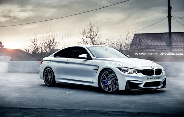 BMW, Car, White, Sport, Fog, F82, Z-Performance