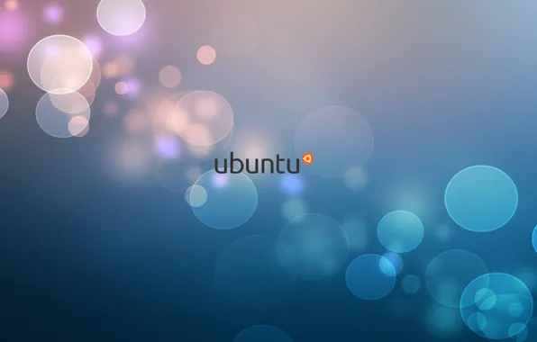 Картинка пузыри, bubbles, Linux, Линукс, Ubuntu, Убунту, Бубунту