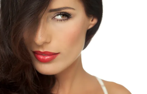 Взгляд, волосы, макияж, girl, фотосессия, face, make up, Katja de Bruijn