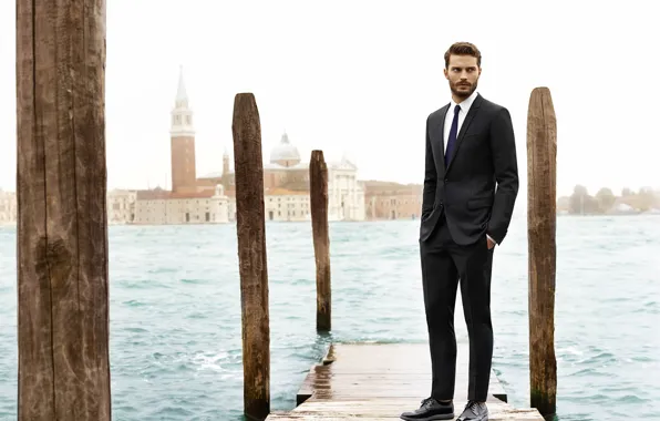 Модель, костюм, актер, мужчина, Jamie Dornan, Джейми Дорнан