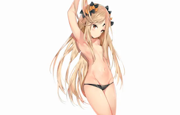 Girl, sexy, lingerie, pantsu, panties, long hair, nipples, boobs