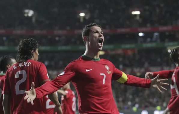 Картинка футбол, форма, Португалия, Cristiano Ronaldo, футболист, football, игрок, Реал Мадрид