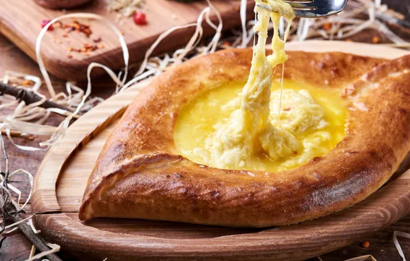 Сыр, выпечка, хачапури