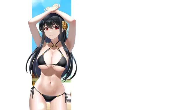 Girl, sexy, boobs, anime, assasin, breasts, big boobs, babe