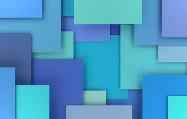 Colorful, abstract, design, blue, background, geometry, geometric shapes, 3D rendering