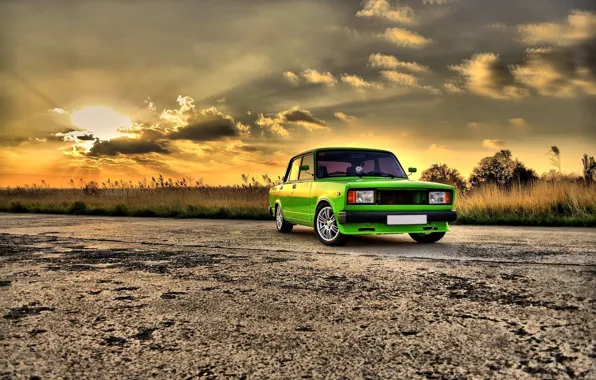 Car, tuning, sedan, vaz, VAZ-2105