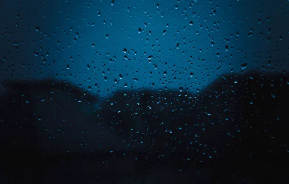 Картинка Вечер, Дождь, Темнота
