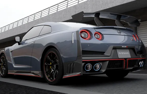 Картинка Nissan, GT-R, R35, rear view, 2023, Nissan GT-R Nismo Special Edition