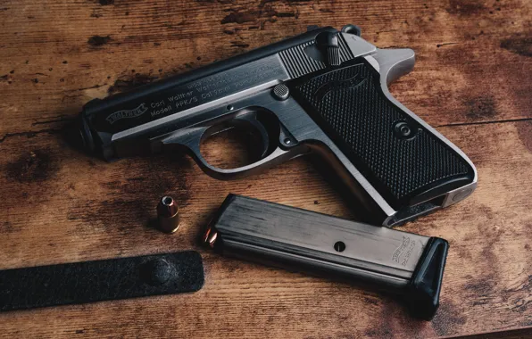 Пистолет, оружие, gun, weapon, Walther, PPKS