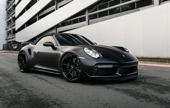 911, Porsche, Black, Spyder, Side, Matt, Turbo S, VAG