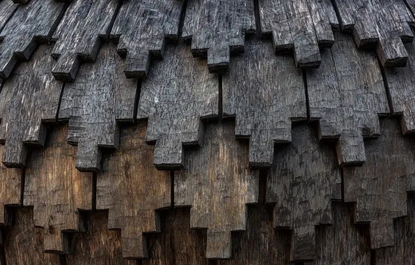 Wood, weathering, wooden shingles