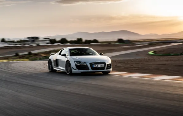 Картинка Audi, R8, racing track, Audi R8 GT Coupe