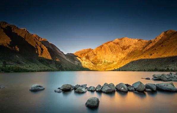 Картинка горы, Калифорния, Convict Lake