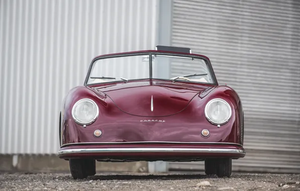 Картинка Porsche, front, 356, 1951, Porsche 356 1300 Cabriolet