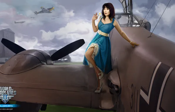 Pin up, pin-up, World of Warplanes, Me.410