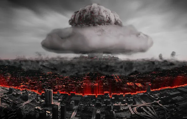 Картинка взрыв, апокалипсис, атом