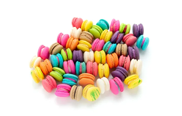 Десерт, macaron, миндальное