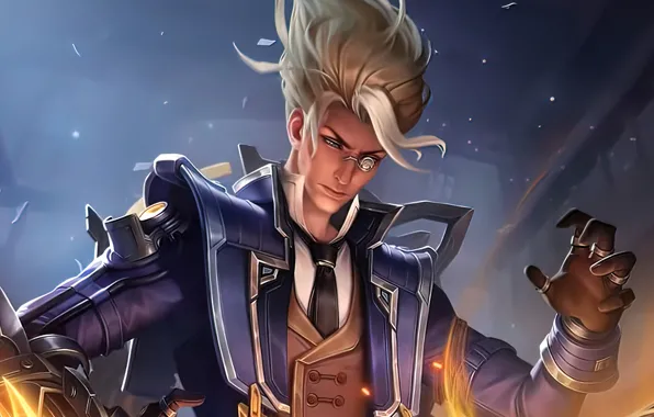 Магия, фэнтези, мужчина, Nathan, Mobile Legends: Bang Bang!
