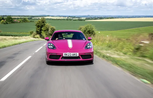 Картинка Porsche, Cayman, road, 718, Porsche 718 Cayman Style Edition