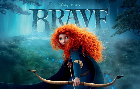 Картинка pixar, disney, brave, храбрая сердцем