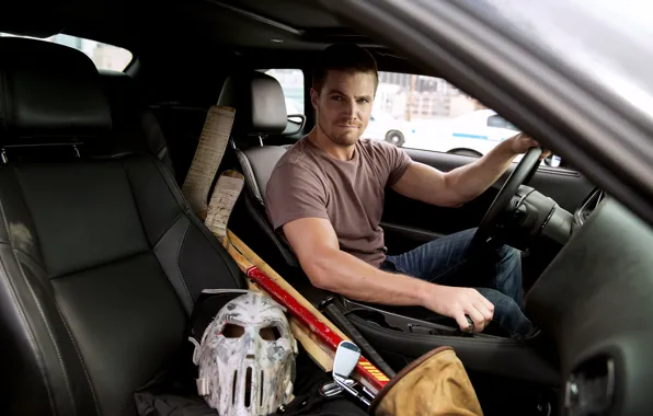 Car, Casey Jones, Кейси Джонс, Stephen Amell, Стивен Амелл, Teenage Mutant Ninja Turtles:out of the …