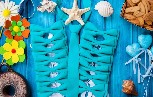 Ракушки, морская звезда, wood, marine, still life, starfish, seashells