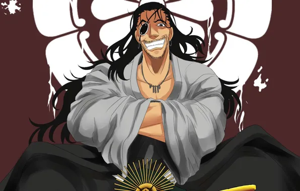 Blood, smile, anime, man, samurai, asian, japanese, kimono