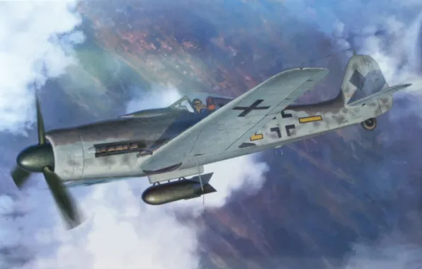 Картинка war, ww2, Fw190D