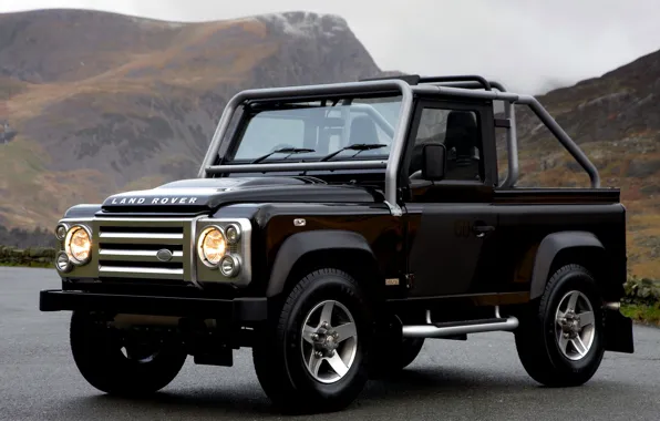 Чёрный, 2008, Land Rover, Defender, SVX, 60th Anniversary Edition