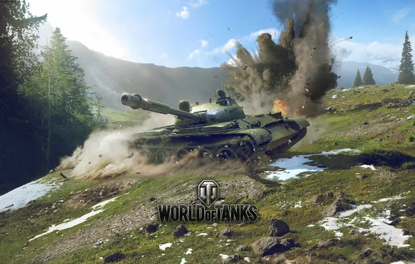 Картинка WoT, World of Tanks, Мир Танков, Т-62А, Wargaming Net