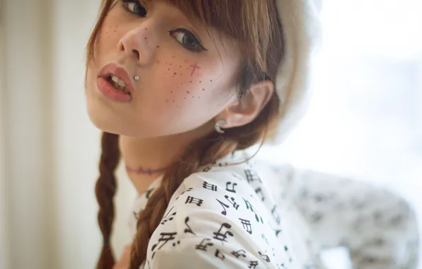 Картинка взгляд, лицо, милашка