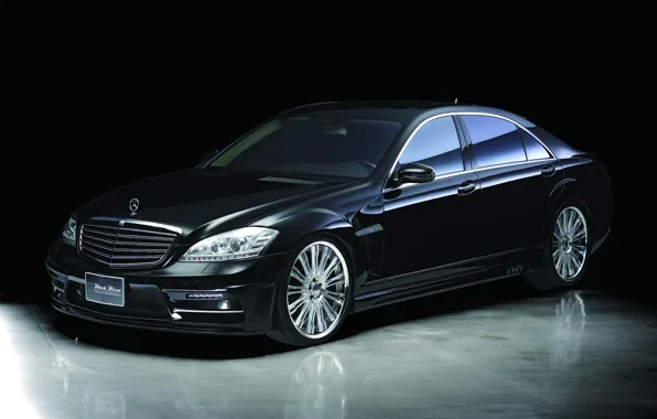 Картинка Mercedes-Benz, black, w221
