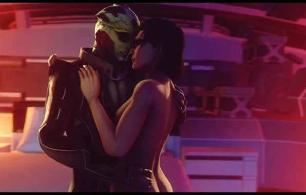Assassin, mass effect, shepard, Thane Krios, Drell