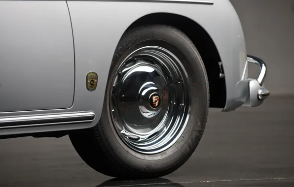 Картинка Porsche, logo, 1957, wheel, 356, Porsche 356A 1600 Super Coupe