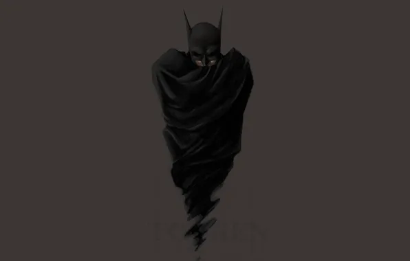 Бэтмен, плащ, Batman, Темный рыцарь, DC Comics, art.