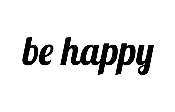 Пожелание, слова, фраза, be happy, будь счастлив