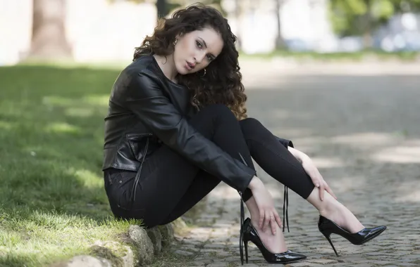 Картинка девушка, лицо, стиль, волосы, Chiara