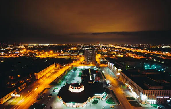 Ночь, город, санкт-петербург
