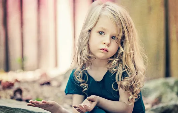 Взгляд, настроение, девочка