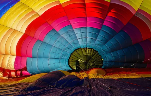 Воздушный шар, США, штат Вашингтон, Winthrop Balloon Festival