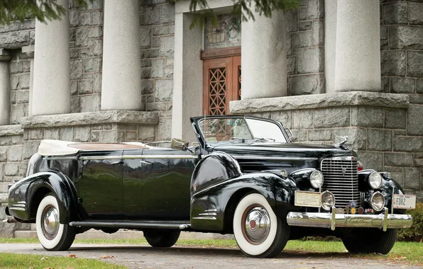 Cadillac, Лимузин, 1938, экстерьер, ретро автомобили, Limousine, retro cars, Cadillac V16 Series 90 Presidential Convertible