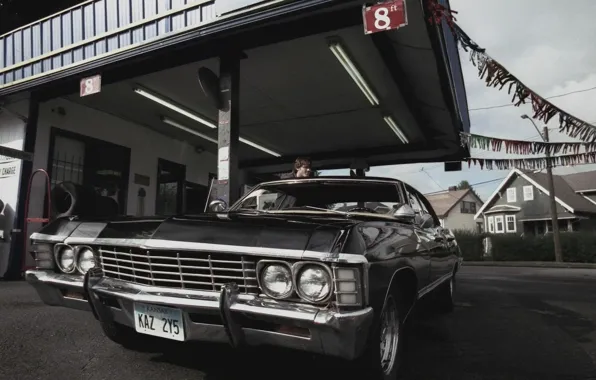 Картинка Chevrolet, Сериал, Автомобиль, Актёр, Supernatural, Сверхъестественное, 1967, Impala